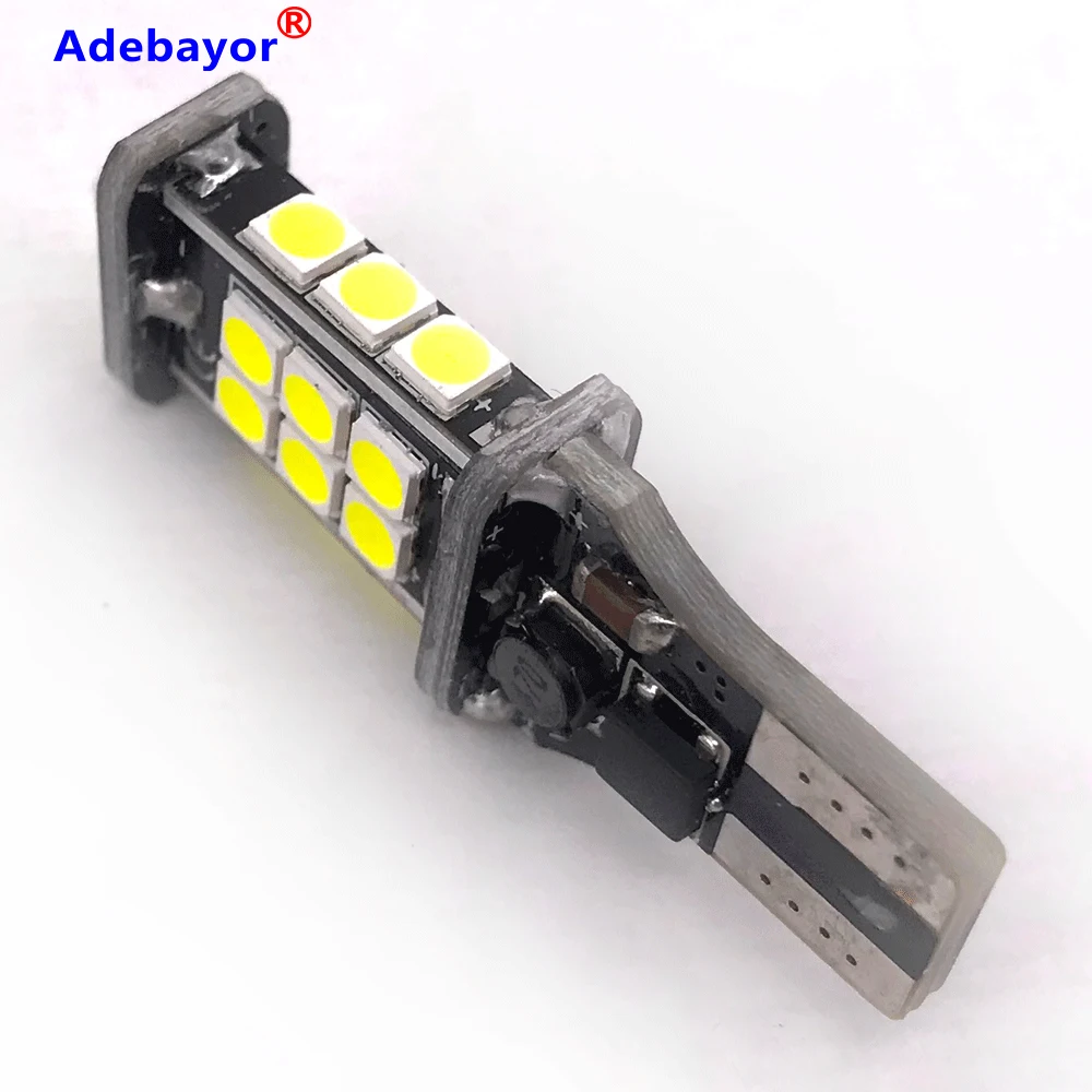 6 шт. супер яркий светодиодный CANBUS T15 W16W 921 912 3030 24 SMD без ошибок|Сигнальная лампа| |
