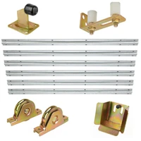 roller guide opener 6m track rails stopper wheels sliding gate opener hardware accessories kit