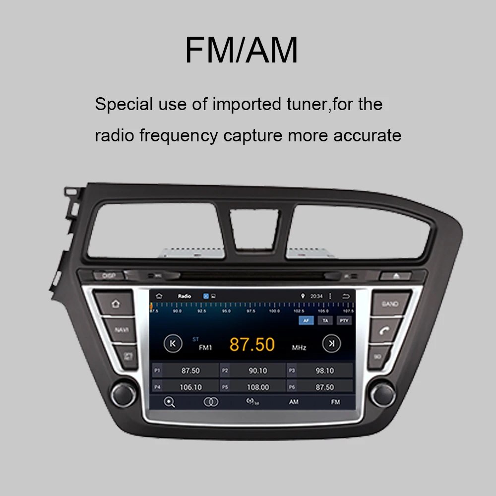 Автомагнитола для Hyundai I20 10 0-2014 4 + 64 ГБ Android 2019 GPS навигация мультимедийный DVD-плеер |