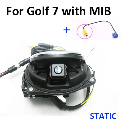 For golf 7 Для VW Знак логотипа умные флип-кейсы заднего вида Камера для VW Golf 5/6/7, MK6/MK7 Passat CC B6/B7/B8 поло EOS Magotan жук - Название цвета: For golf 7