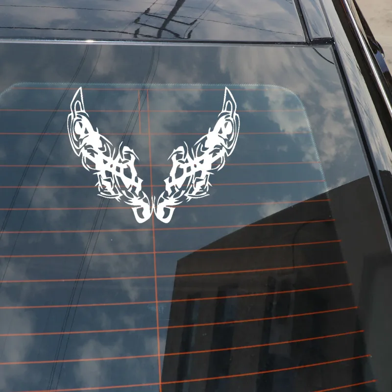 Красивые Крылья Ангела демона птицы для Авто/бампера/окна виниловая наклейка