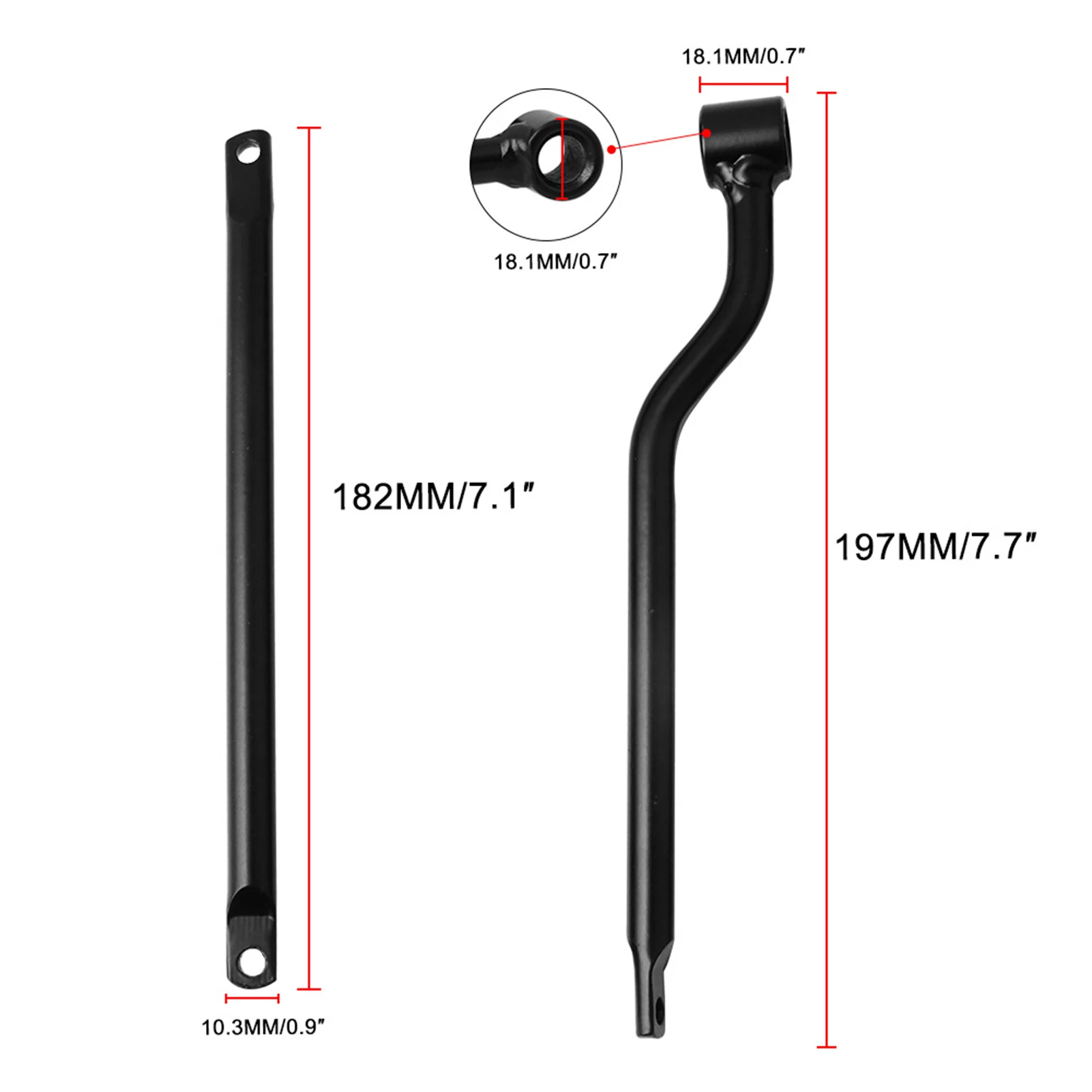 

Motorcycle side pocket mounting bracket MB-WE035-BK support left and right set bike general purpose black