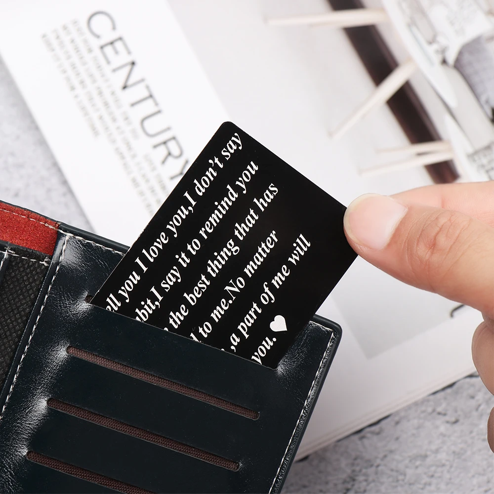 Мини Любовь Примечание бойфренд подарки тисненый Чехол бумажник вставки