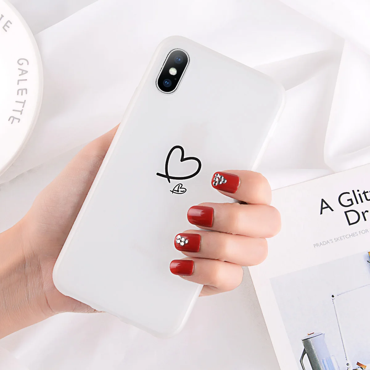 Светящийся силиконовый чехол KJOEW для iPhone 7, 6, 6s, 8 Plus, X, XR, XS, MAX, XS, мультипликационный мягкий чехол для телефона, TPU, чехол