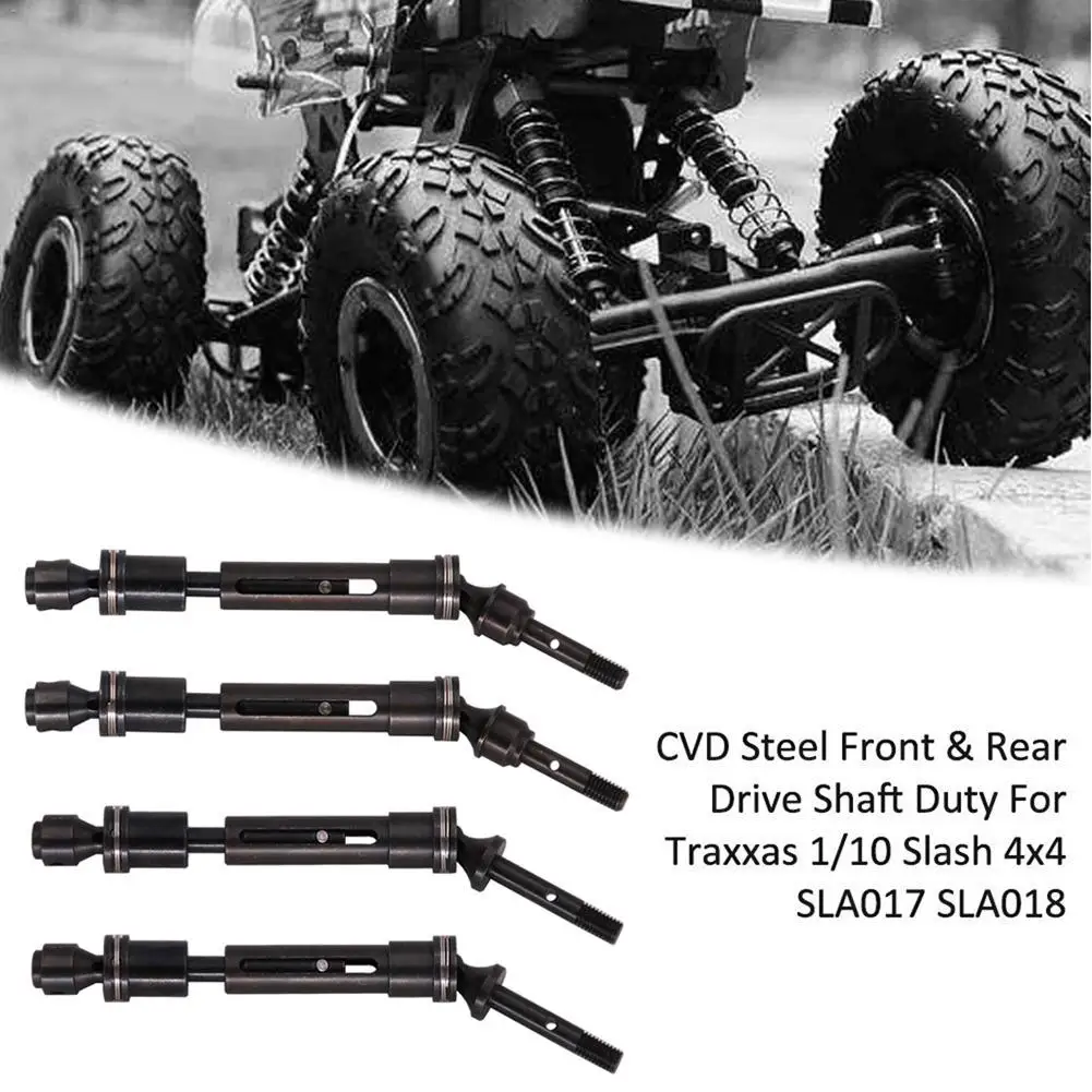 

Metal Front Rear Drive Shaft Assembly for Traxxas 1/10 Slash 4x4 SLA017 SLA018