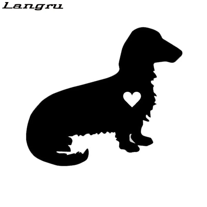 

New Style Dachshund Dog Car Stickers Lovely Vinyl Decal Car Styling Truck Accessories Jdm