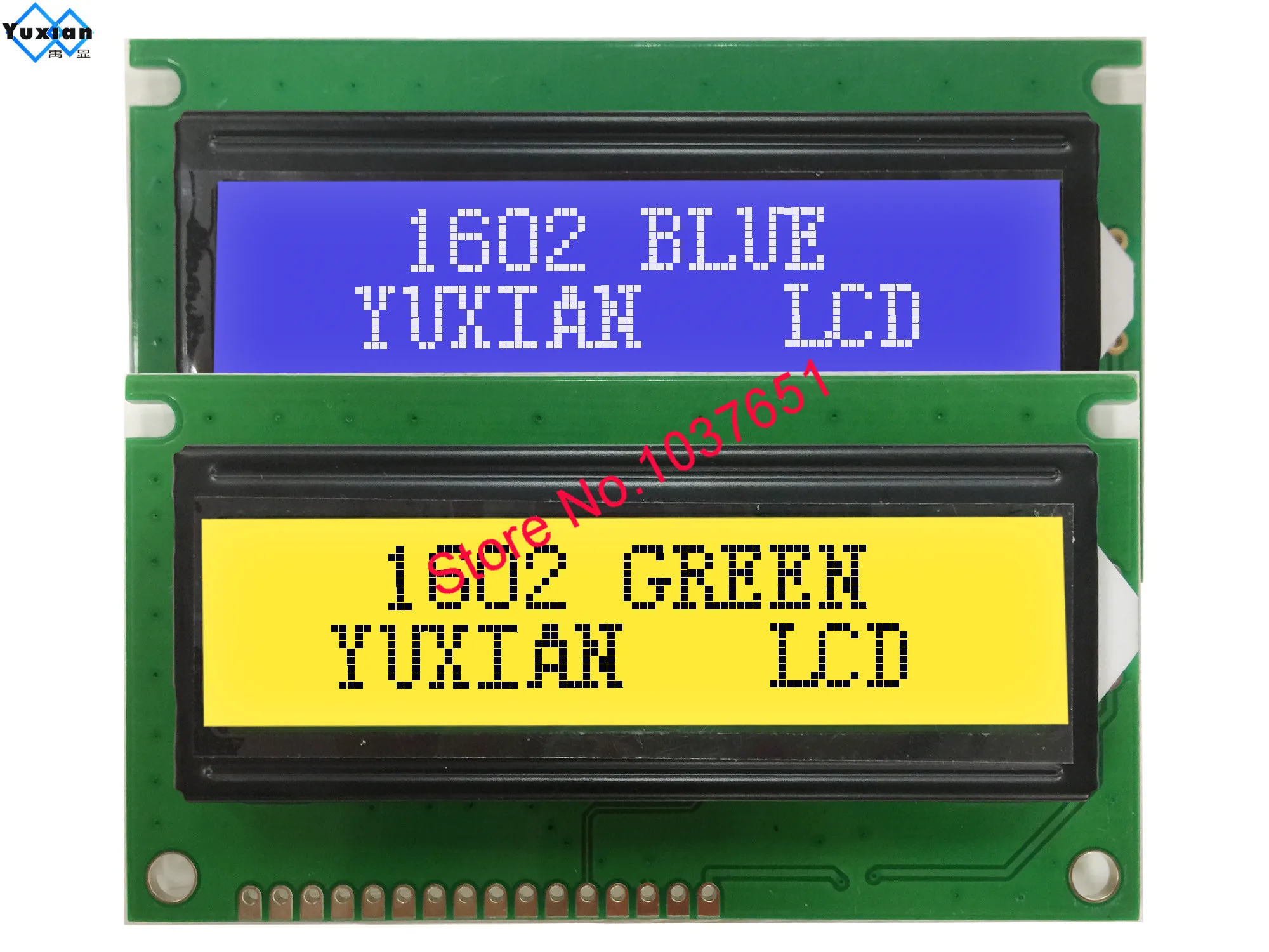 Фото Зеленый модуль ЖК-дисплея 1602C, экран 84*44 мм HD44780 BC1602H 15PIN LEDA 16PIN LEDK 1602C №1