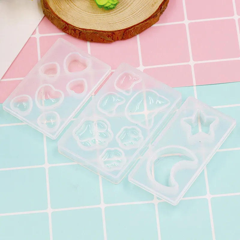 Формы для пластилина Кот медведь Луна супер светильник глина поставки слаймов DIY