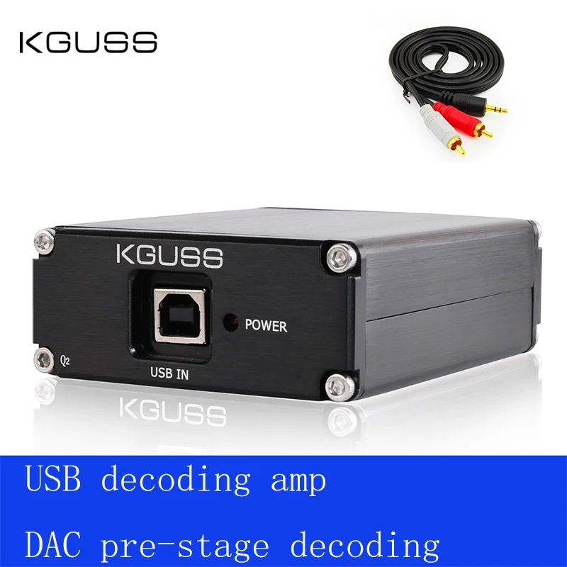Новинка 2020 KGUSS Q2 Breeze Audio ESS ES9018K2M + AD823 SA9023 USB DAC декодер внешний усилитель звуковой