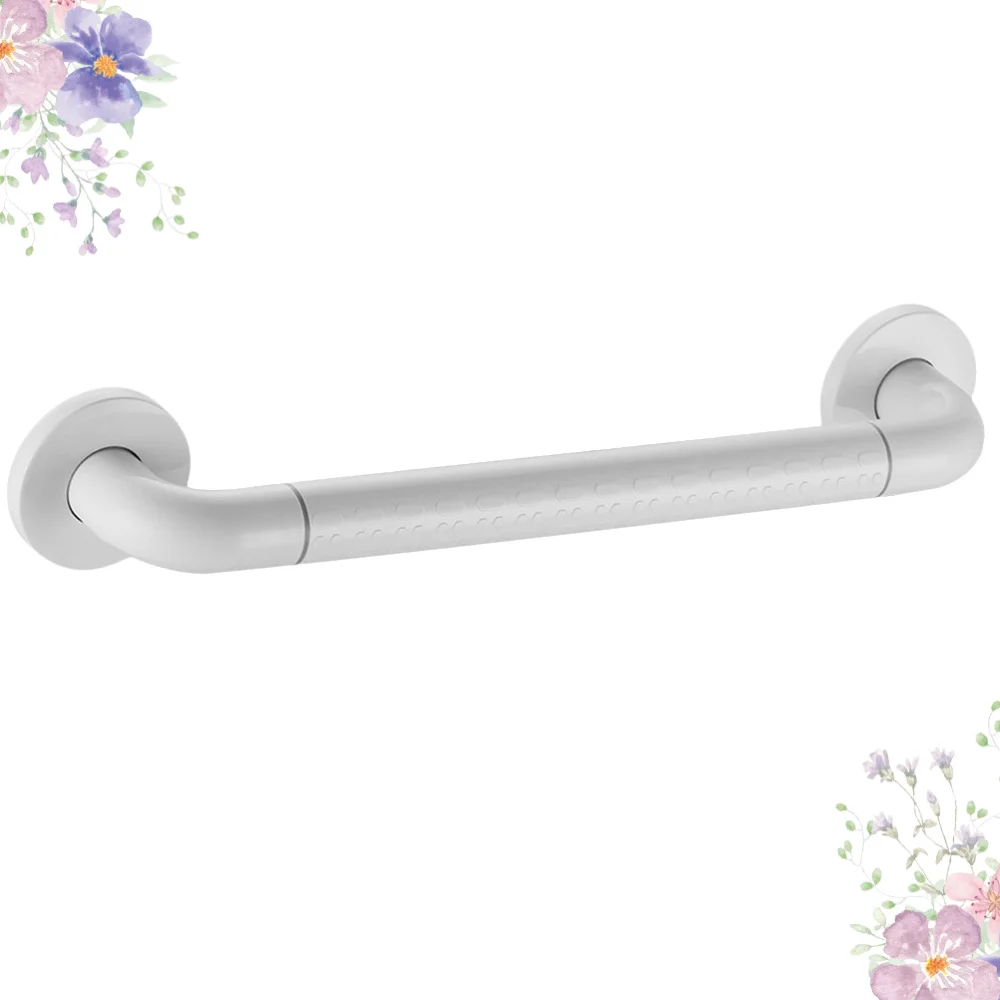 

1 Set of ABS Old People Safety Elderly Safety Armrest Non-Slip Disabled Safety Armrest for Bathroom (White 30cm, with 8 Self-Tap