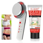 Ультразвуковой кавитационный аппарат для похудения, потеря веса, сжигание жира, Липо-гель, гальванический инфракрасный волновой терапии, массажер для ног, EMS