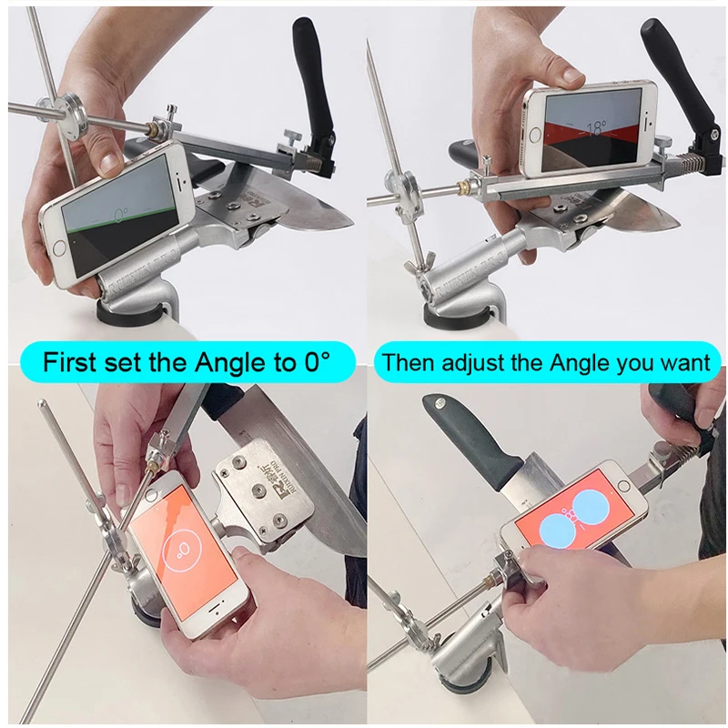 RUIXIN knife sharpener sharpening stone set diamond Fixed angle professional system Knife Sharpening Kit | Дом и сад