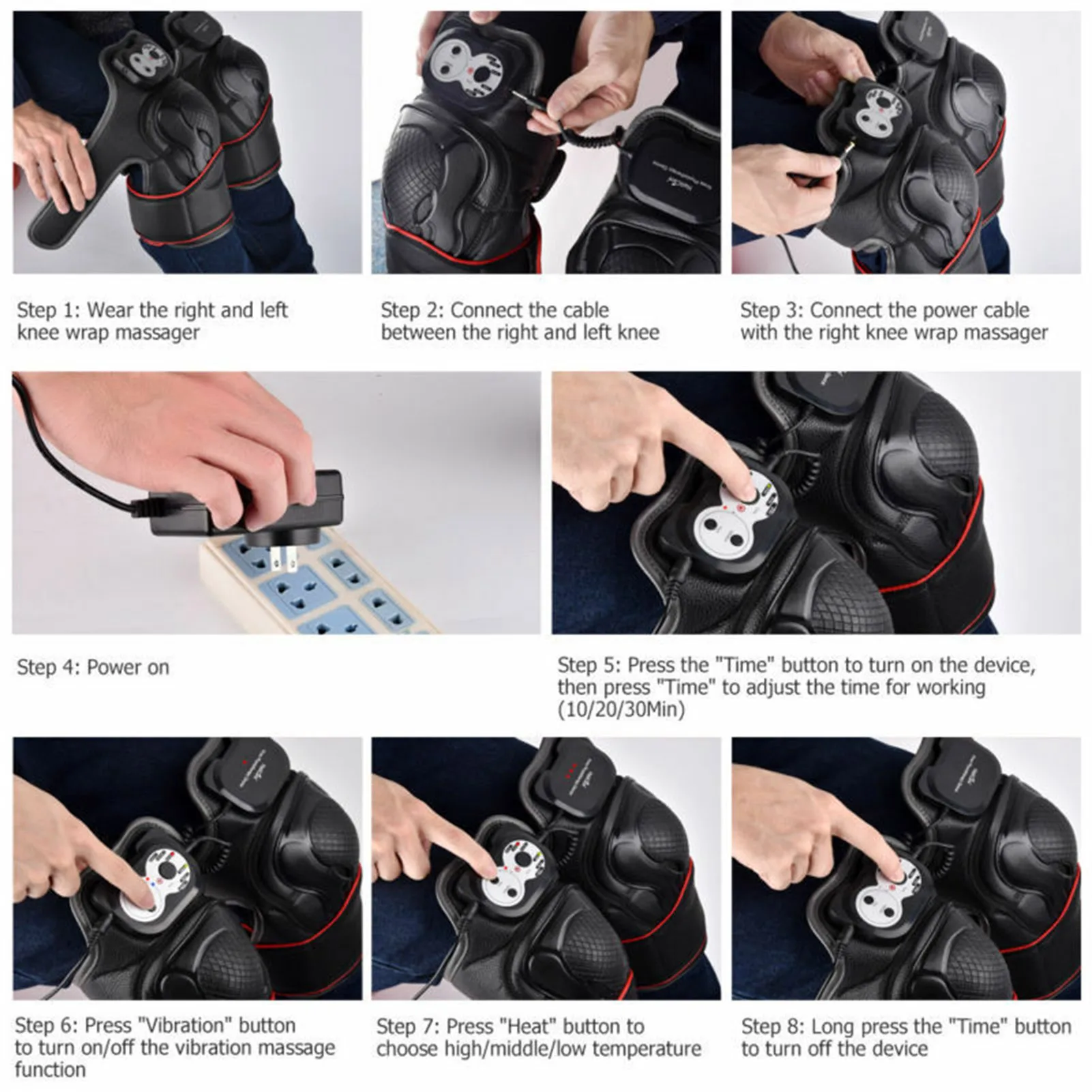 

Knee Massager Knee Arthritis Pain Relief Physiotherapy Treatment Swelling Joint Heat Massager Leg massage