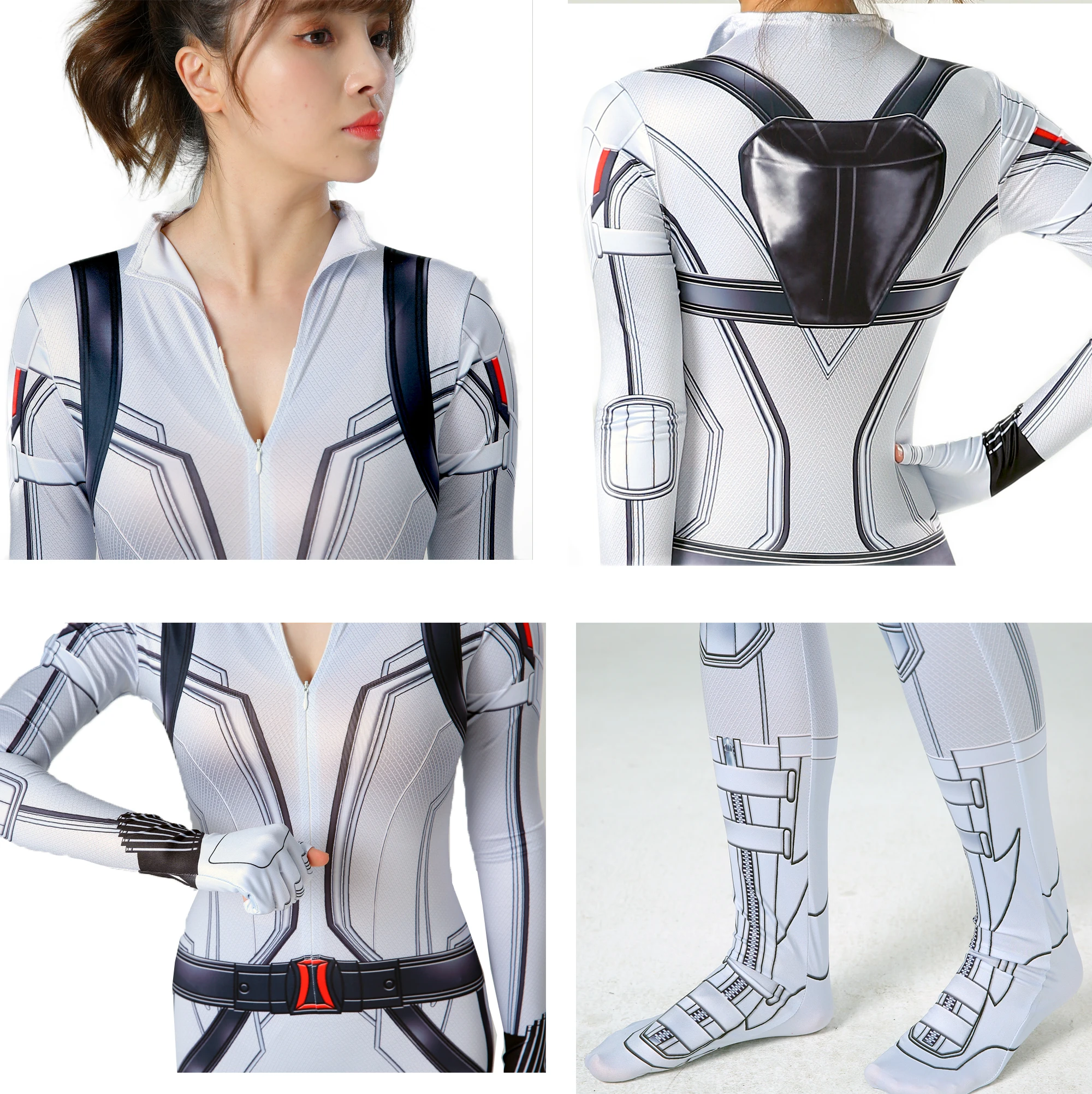 Zentai Черная Вдова Косплей Костюм для взрослых Хэллоуин костюмы детские