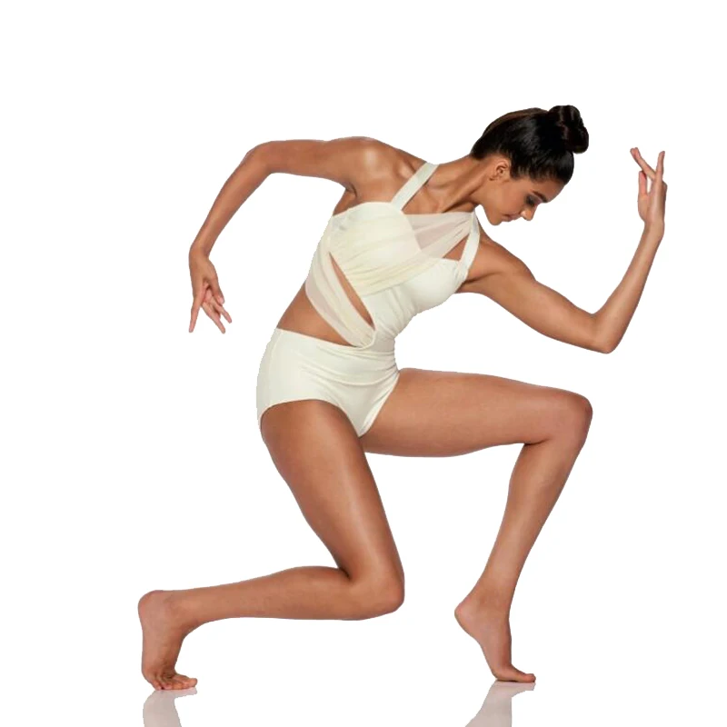 Благородный балетный купальник танцевальный костюм современная одежда