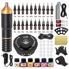 Тату-машинка с картриджем и иглами, профессиональный роторный набор для тату-машинки, товары для перманентного макияжа