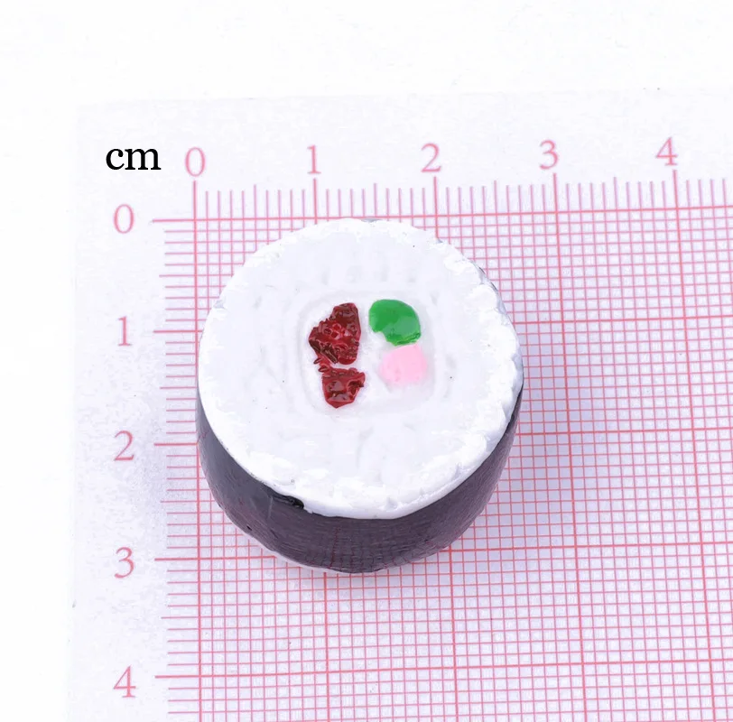 5 шт. японские суши рисовый шар Смола амулеты брелок Diy аксессуар для рукоделия имитация питания ожерелье декоративный брелок ювелирные изделия F796