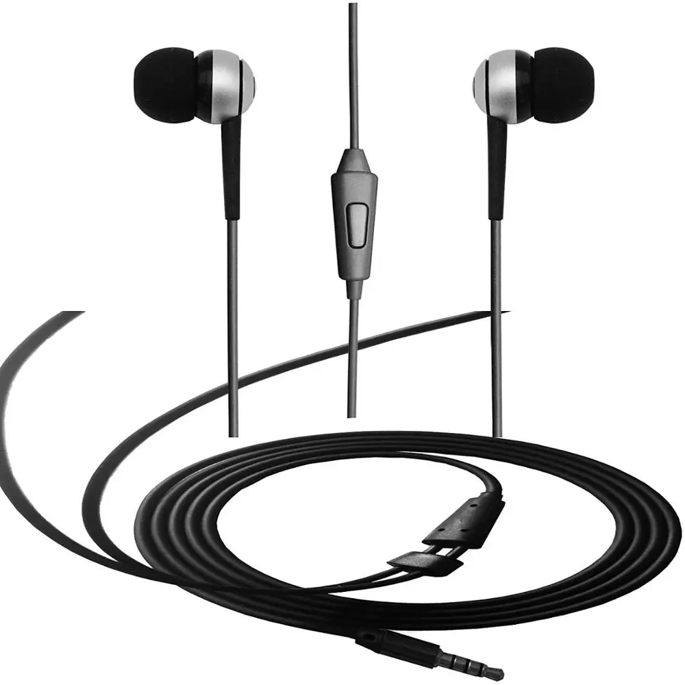 

Wired Earbuds, In-Ear Stereo Earphones with Microphone, Earphones,1-Button Control Powerful Bass Ear Buds Premium Sound