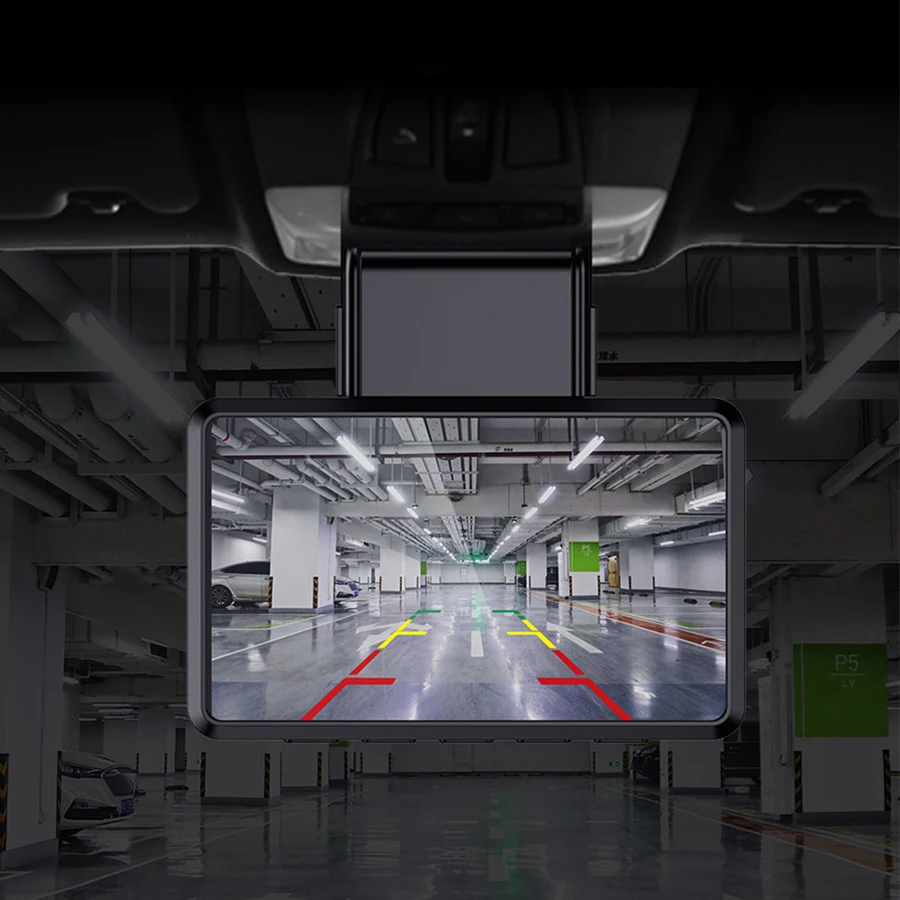 Автомобильный видеорегистратор 3 дюйма Wi-Fi GPS G-сенсор передняя камера 1080P + задняя