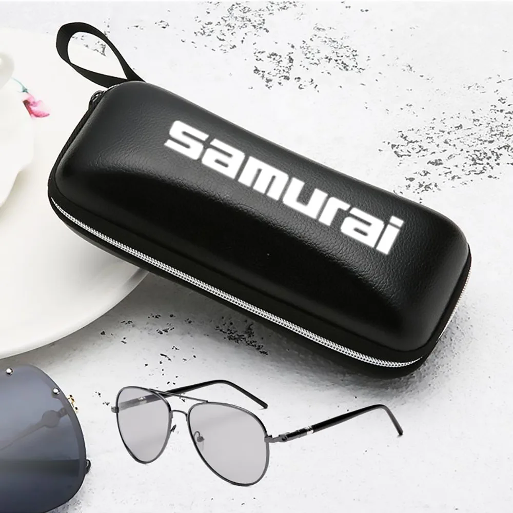 

For Suzuki Samurai Sunglasses Reading Glasses Hard Zipper Box Pouch Case customizable patterns Car accessories