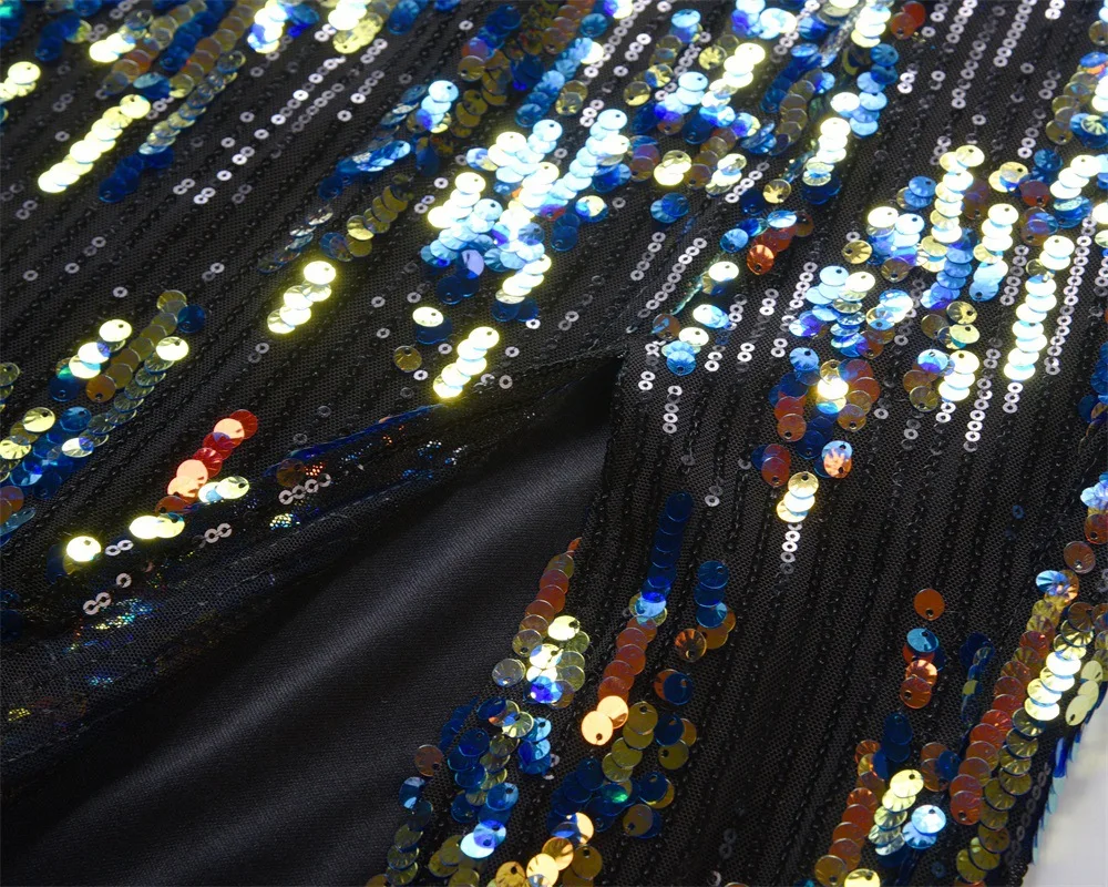 

2020 Sequin Dress Women Sexy Glitter Strap Long Dress Summer High Slit Party Dresses Female Designer Clothes Vestidos