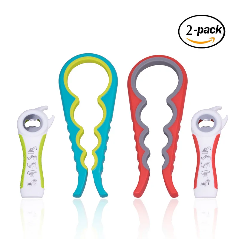 Лучшие продажи открывалка для бутылок с перекрещивающимися краями набор из двух