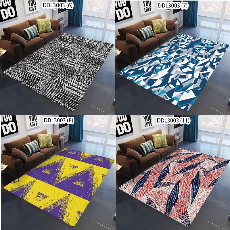 

Цветной геометрический искусственный ковер для гостиной, украшение для гостиной, большой ковер для гостиной, декор для гостиной, милый кове...