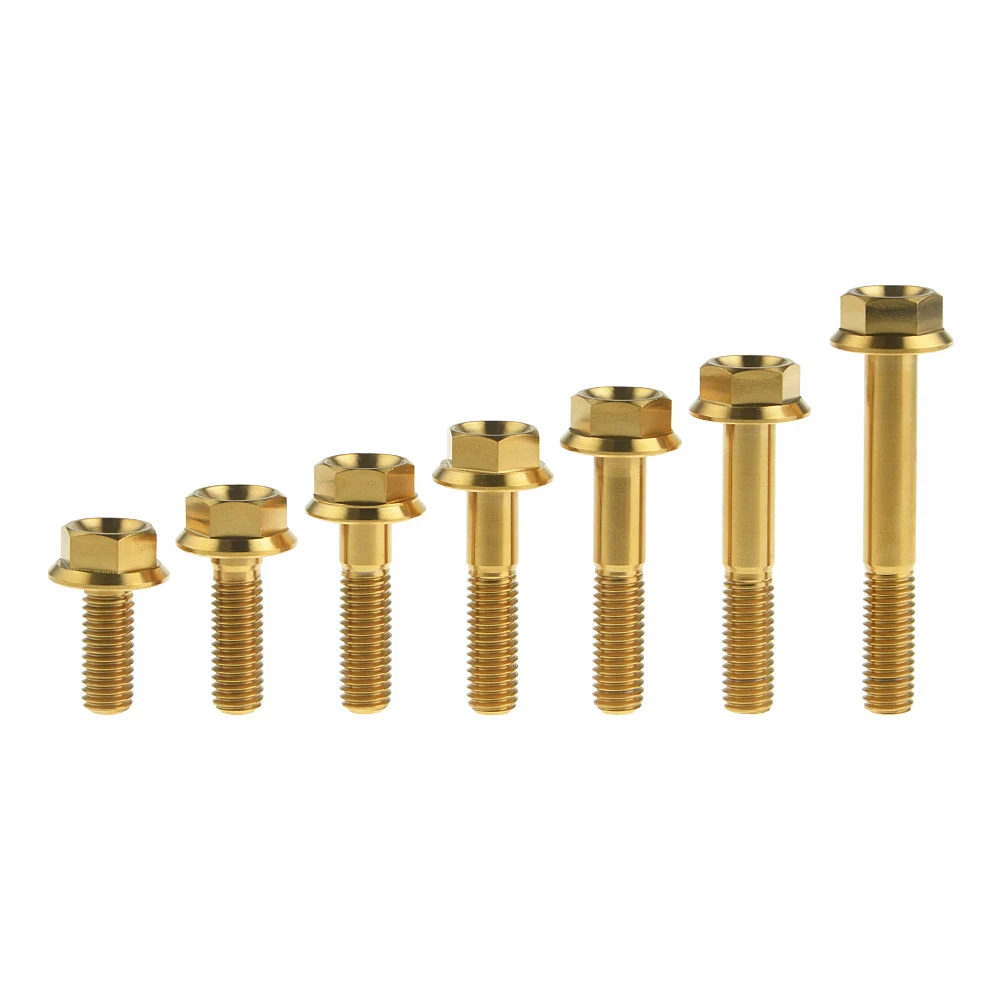 Титановый Ti болт Xingxi M8x20 25 30 35 40 45 50 55 мм DIN6921 винты с шестигранной фланцевой