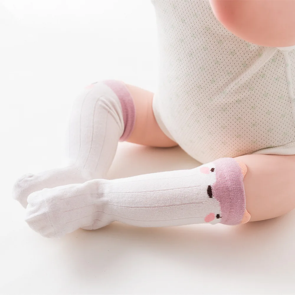Nuevo Beb&eacute; de dibujos animados de calcet&iacute;n no Slip de algod&oacute;n de primavera y oto&ntilde;o lindo Animal hasta la rodilla calcetines para reci&eacute;n nacidos ni&ntilde;os beb&eacute;s ni&ntilde;as Calcetines-5