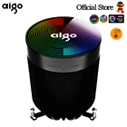 Кулер для процессора Aigo, ШИМ светодиодный rgb вентилятор, радиатор, 4 контакта, 5 труб из чистой меди, башенная система охлаждения, ARGB aura sync