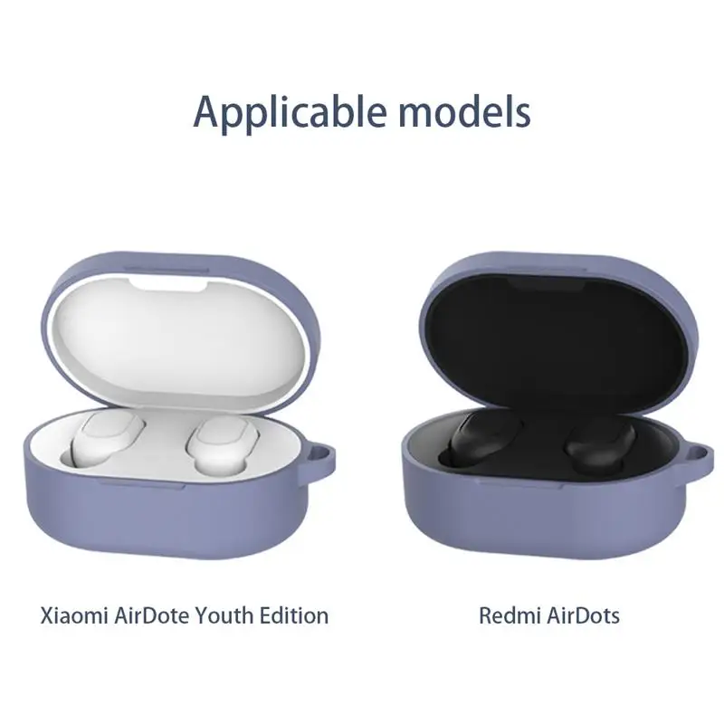 Soft Silicon Protective Case For Xiaomi Airdots 3 Bluetooth Earphone Cases Headphone Cover Shell with Keychain Mi | Электроника