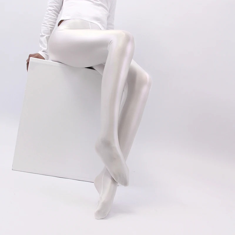 

8 color 3 style s-3xl satin smooth opaque pantyhose bright Leggings sexy silk stockings Japanese slim high waisted women