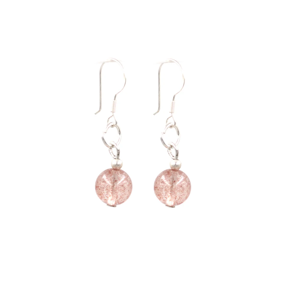 

Клубника хрустальные бусины натуральный камень Бусины Висячие серьги женские модные украшения оптом серьги