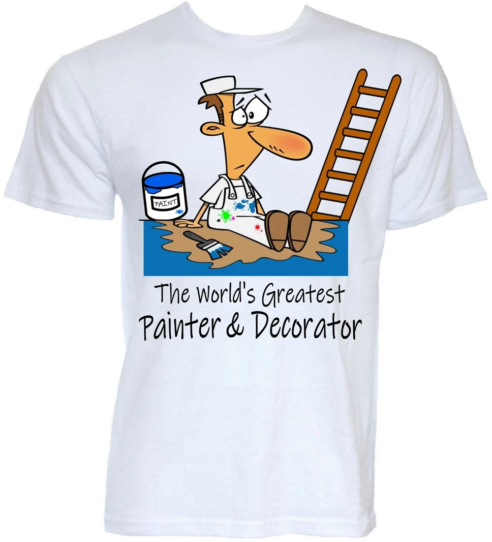 Маляр и декоратор футболки мужские забавные классные Новинка для розыгрышей