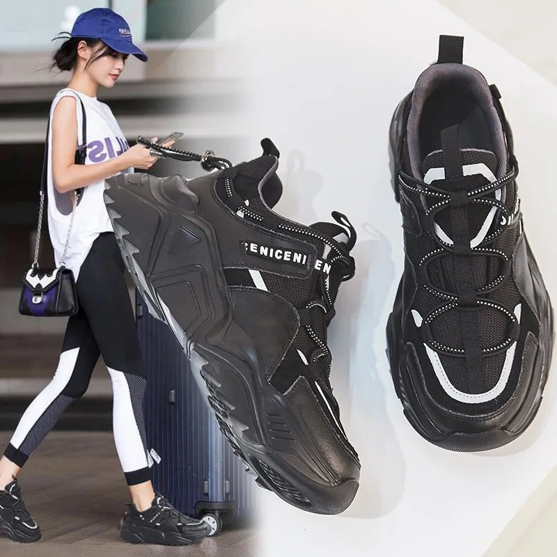 SWYIVY клин обувь Для женщин натуральная кожа Женские кроссовки 2020 Новинка весны