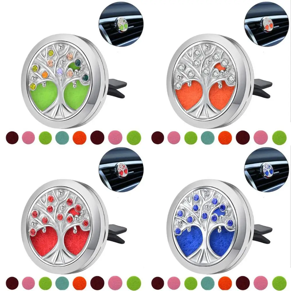 

10Pcs/Lot Car Air Freshener Car Perfume Diffuser Clip Car Air Auto Vent Freshener Essential Oil Perfume Locket 1pcs Oil Pads