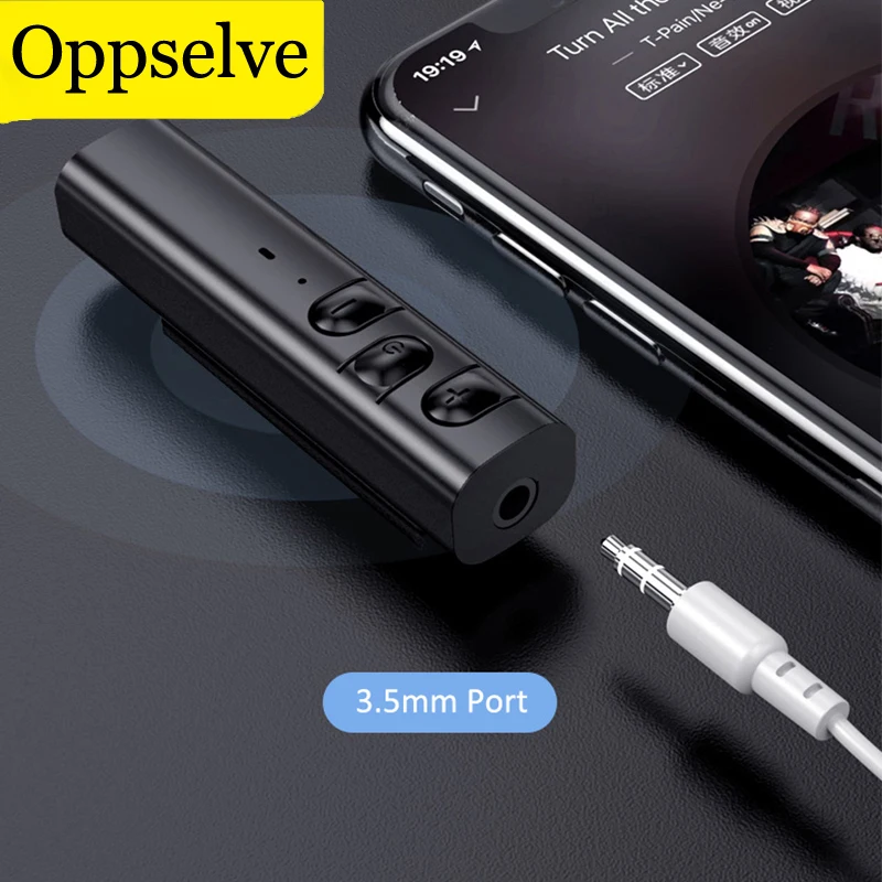 

Wireless Bluetooth 5.0 Adapter 3.5mm Jack Earphone Bluetooth Aux Audio Music Transmitter Headphone Receiver For PC Music Car MP3
