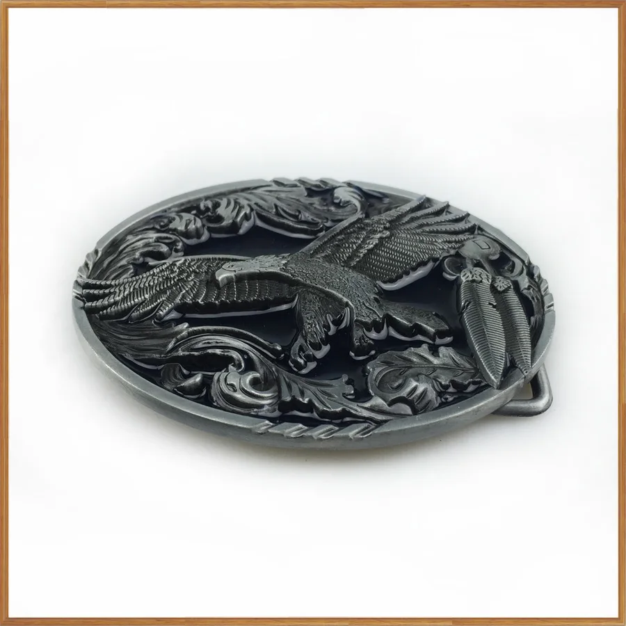 BuckleClub Оптовая Продажа цинковый сплав Ретро Западный Летающий орел Джинсы