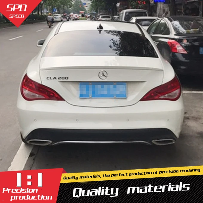 Спойлер для Benz W117 ABS задний спойлер CLA 200 CLA220 CLA260 AMG CLA45 2014 2016|rear wing spoiler|wing spoilerrear |