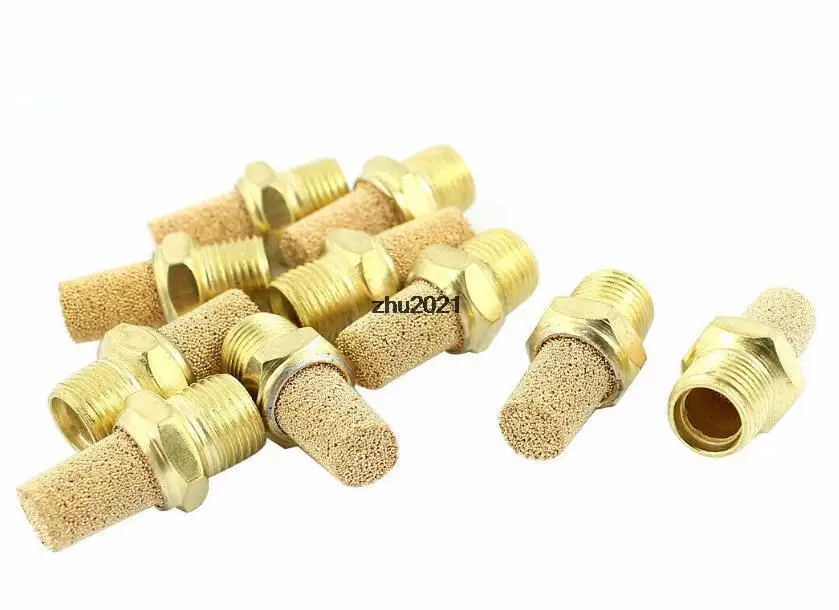 

10 PCS Air Pneumatic 1/8PT Thread Reduce Noise Exhaust Silencer Muffler