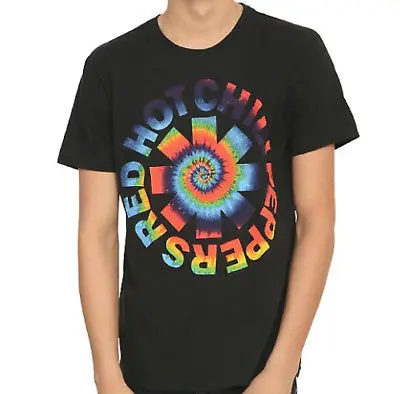 Красный горячий перец чили галстук краситель Звездочка логотип футболка Новинка