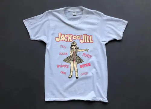 

Vintage Jack Off Jill 1994 T-Shirt NEVER WORN! nin marilyn manson New Reprint