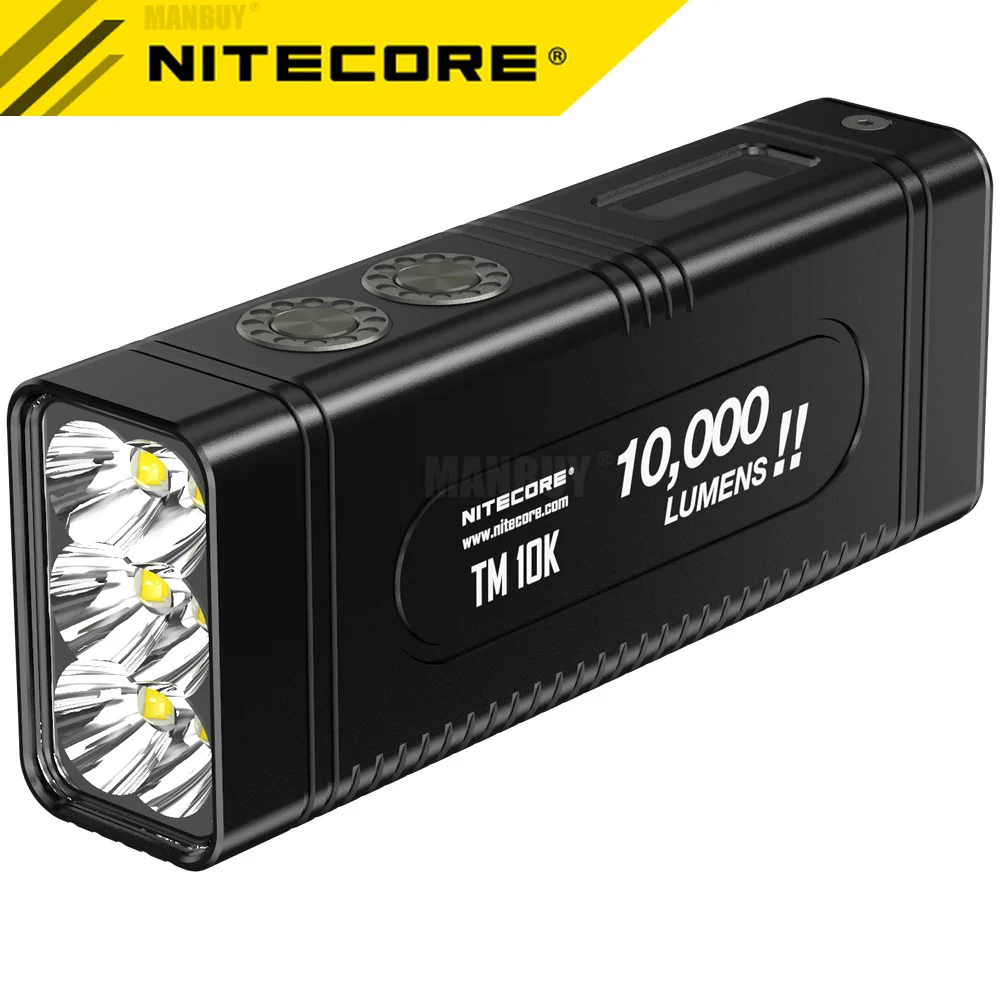 Распродажа NITECORE Tiny Monster TM10K 10000 люмен 6 X CREE XHP35 HD светодиодный перезаряжаемый