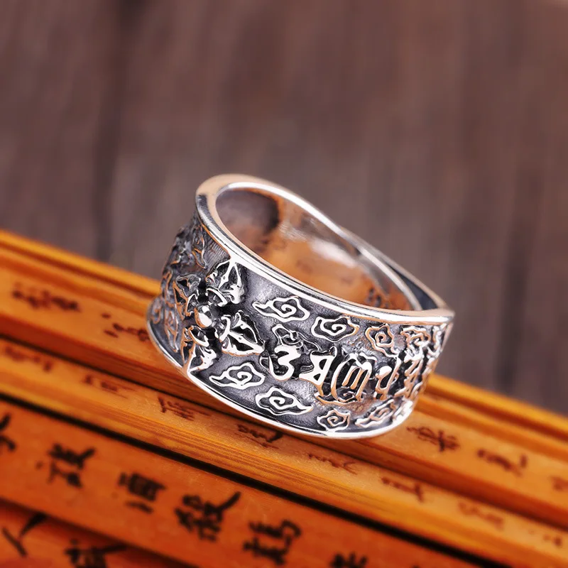 

Cross Ring 100% S925 Silver colour Adjustable Size Popular 925 Solid Silver colour Ring for Men women Jewelry Fine free delivery