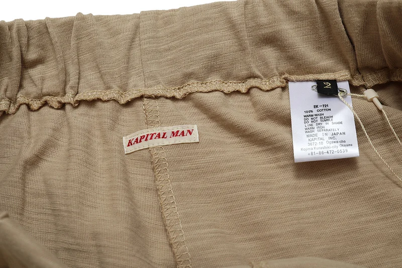 

New Style 2020 Kapital Cartoon Print Straight Pants Men Women Couple Oversize Pants Hip-Hop High Street Loose Fit Pants Men