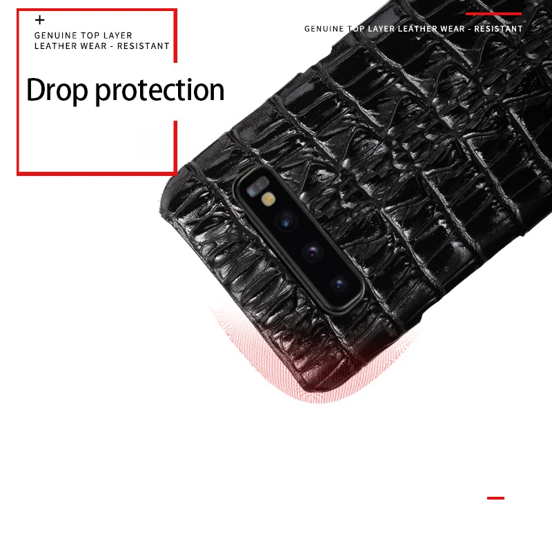 Чехол для телефона Samsung Galaxy A50 A70 S7 S8 S9 S10 Plus Note 8 9 10 крокодильим хвостом ребра