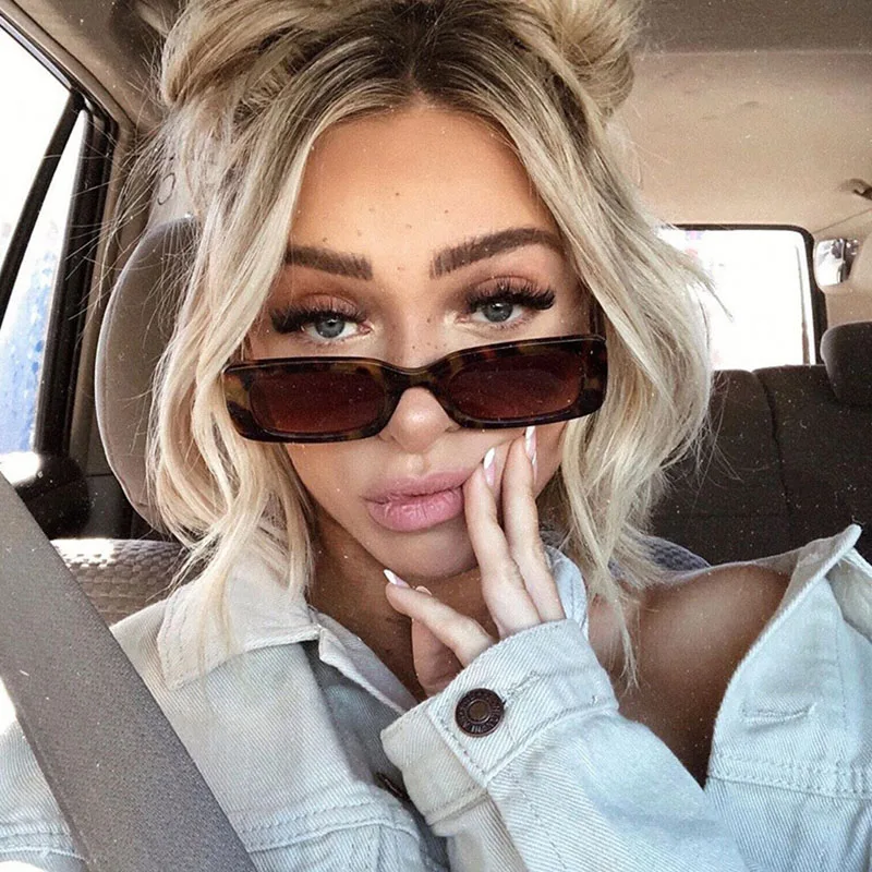 

Модные квадратные солнцезащитные очки, роскошные брендовые дорожные маленькие прямоугольные солнцезащитные очки для мужчин и женщин, Винт...