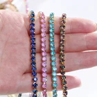 Блестящие цепочки серии мокко, набор кристаллов из стекла k9 Стразы для украшения одежды, цепочки для чашек сделай сам, наклейка