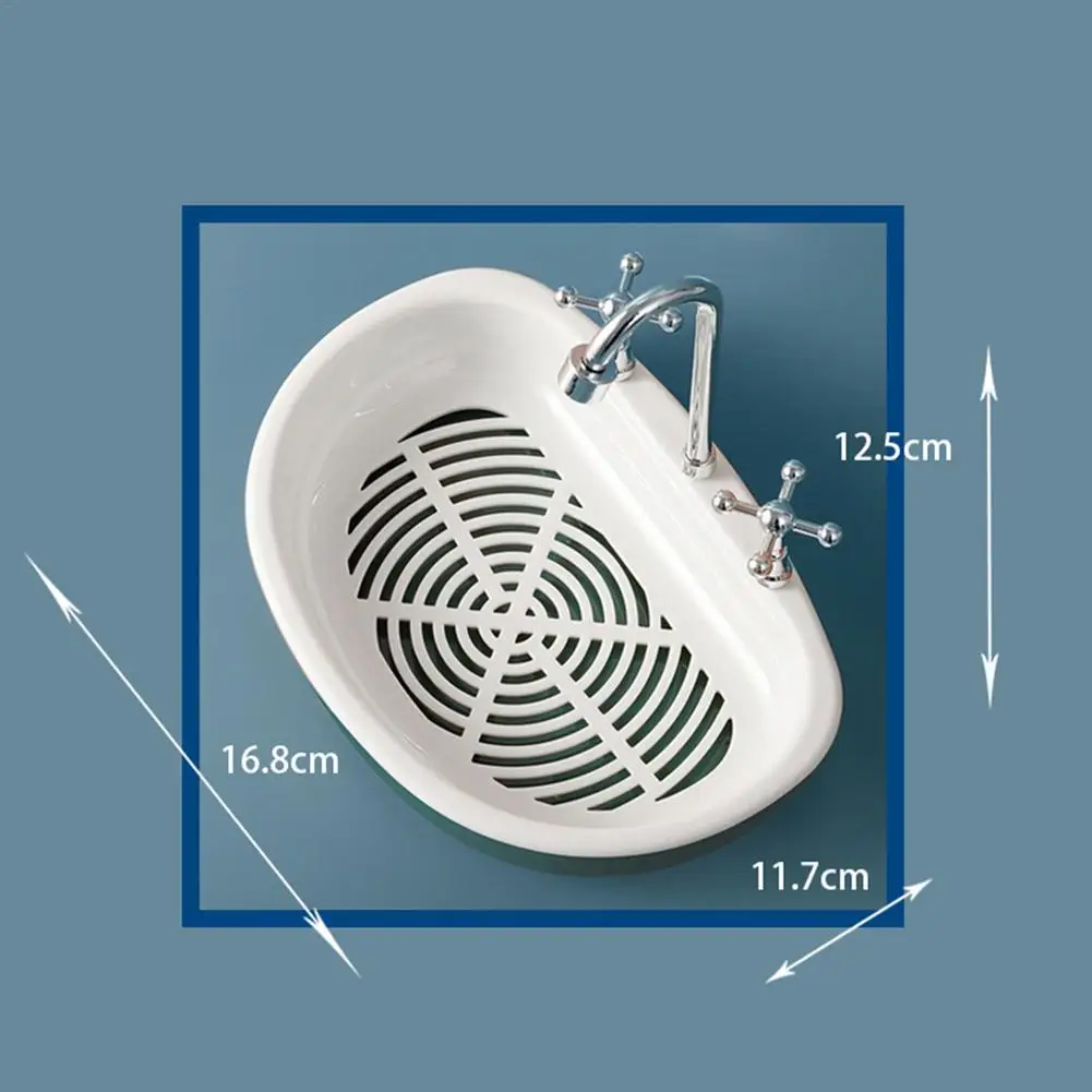 

Faucet Shape Drain Soap Holder Bathroom Soap Dish Holder ABS Bathroom Soaps Box Wall Mounted Draining Organizer Tray Dropship
