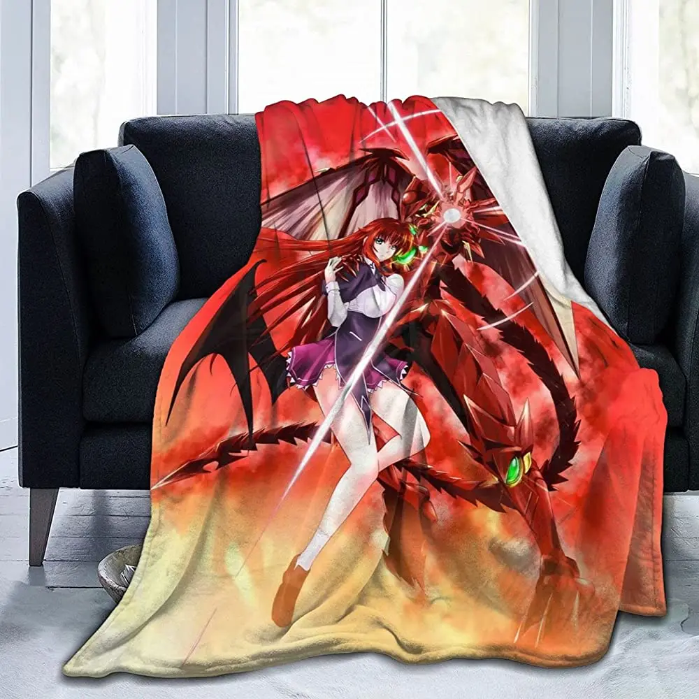 

Одеяло в стиле аниме DxD для старшей школы, супермягкое Фланелевое покрывало с 3D принтом для привлекательной девушки, гостиной, спальни